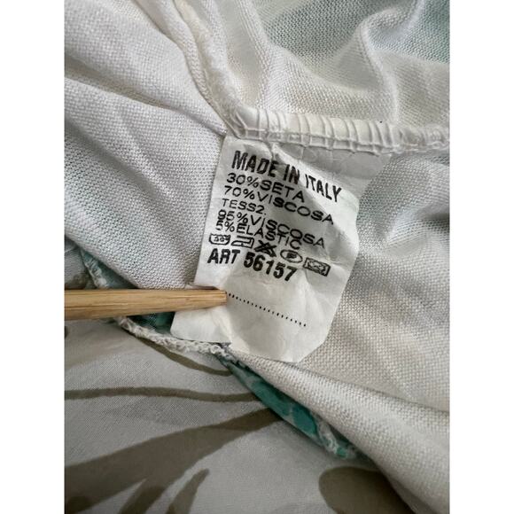 Lola made in Italy floral silky blouse size small fairy bloomcore - Picture 5 of 7